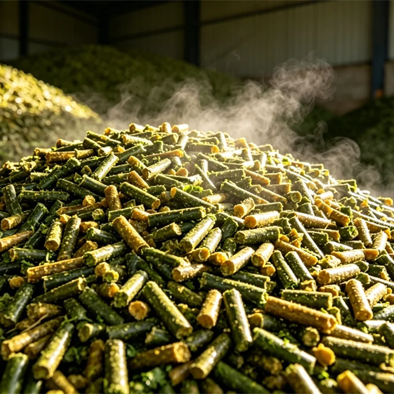 Aliment d'ensilage mixte à haute énergie