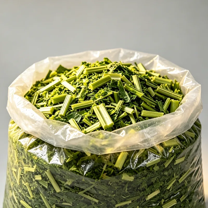 Ensilage de maïs à haute teneur en fibres