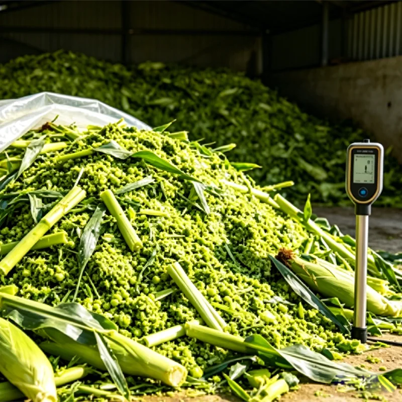 Ensilage de maïs à haute teneur en amidon