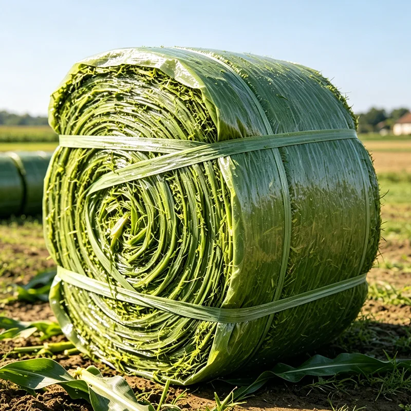 Ensilage de maïs en balles étirables