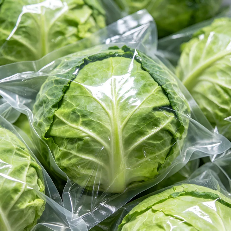 Chou frais emballé sous vide
